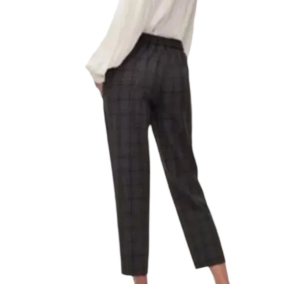 Wilfred Darontal high waist cropped plaid pants size 2 excellent condition - Picture 2 of 13
